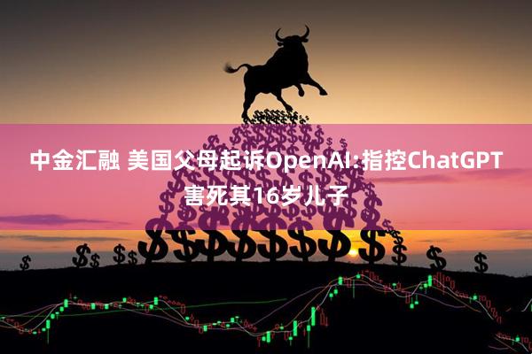 中金汇融 美国父母起诉OpenAI:指控ChatGPT害死其16岁儿子