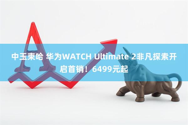 中玉束哈 华为WATCH Ultimate 2非凡探索开启首销！6499元起